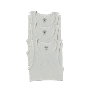 pack of three white men’s vests