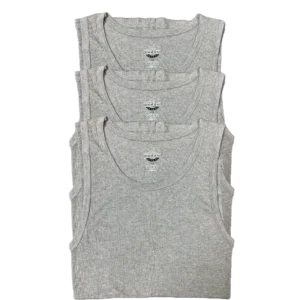 pack of three grey men’s vests